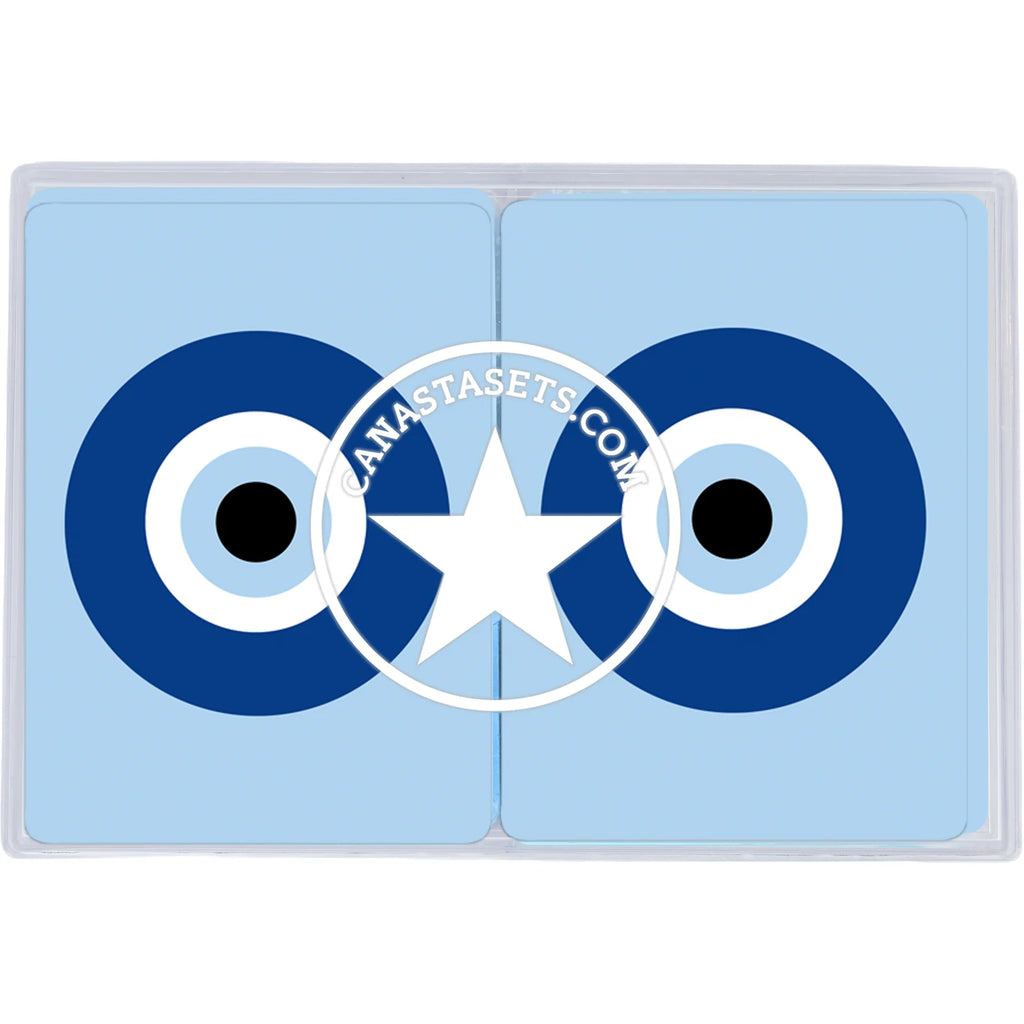 Canastasets cards-plastic PVC playing cards Evil Eye