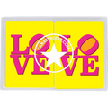 Canastasets cards-plastic PVC playing cards LOVE block letters